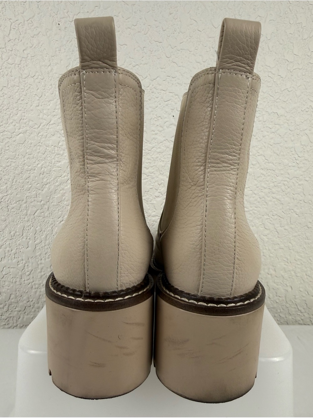 Nordstrom | Nomiah-Lea | Chelsea Lug Boots | Natural | 8 - Picture 4 of 11